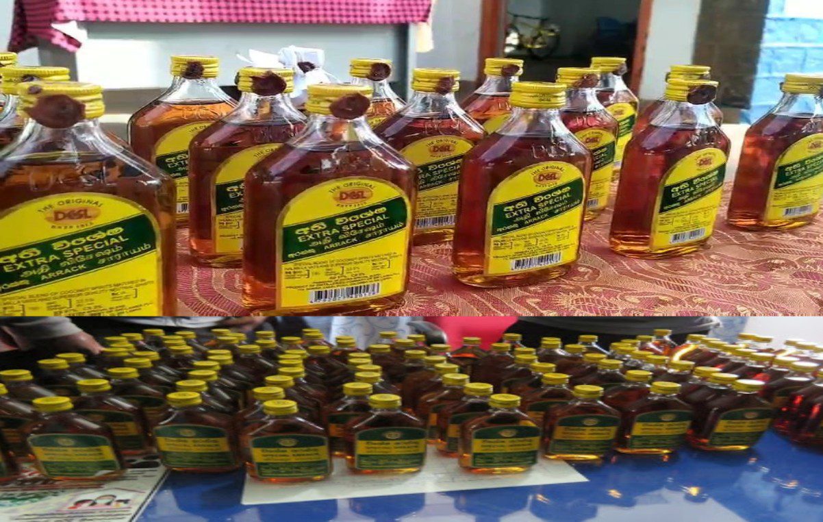 பிக்குவின் வாகனத்தில் மதுபான போத்தல்கள்!!