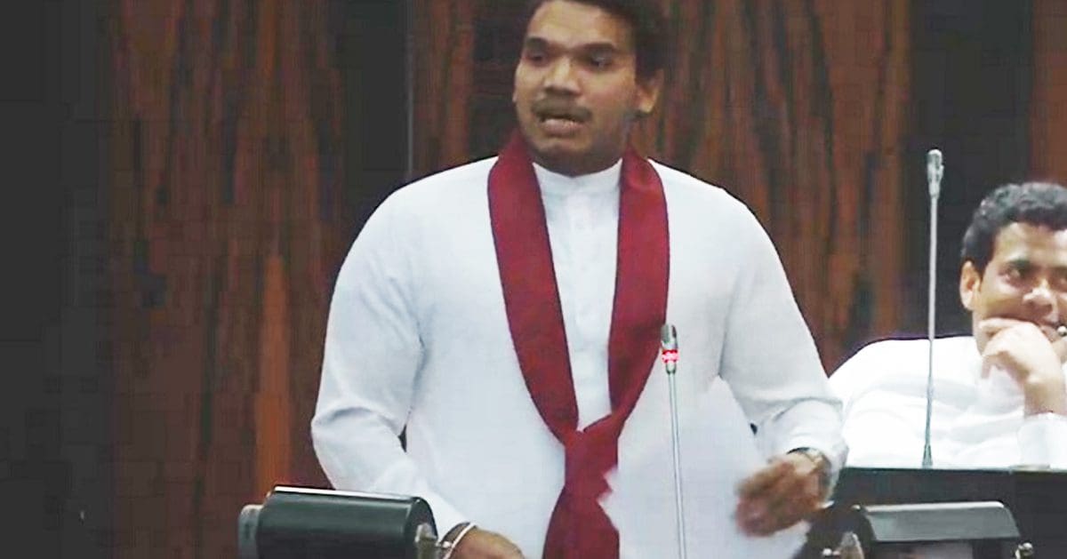 Namal Rajapakse gossip