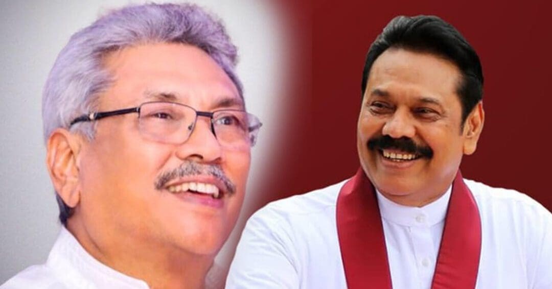 Mahindha and gotabaya scaled