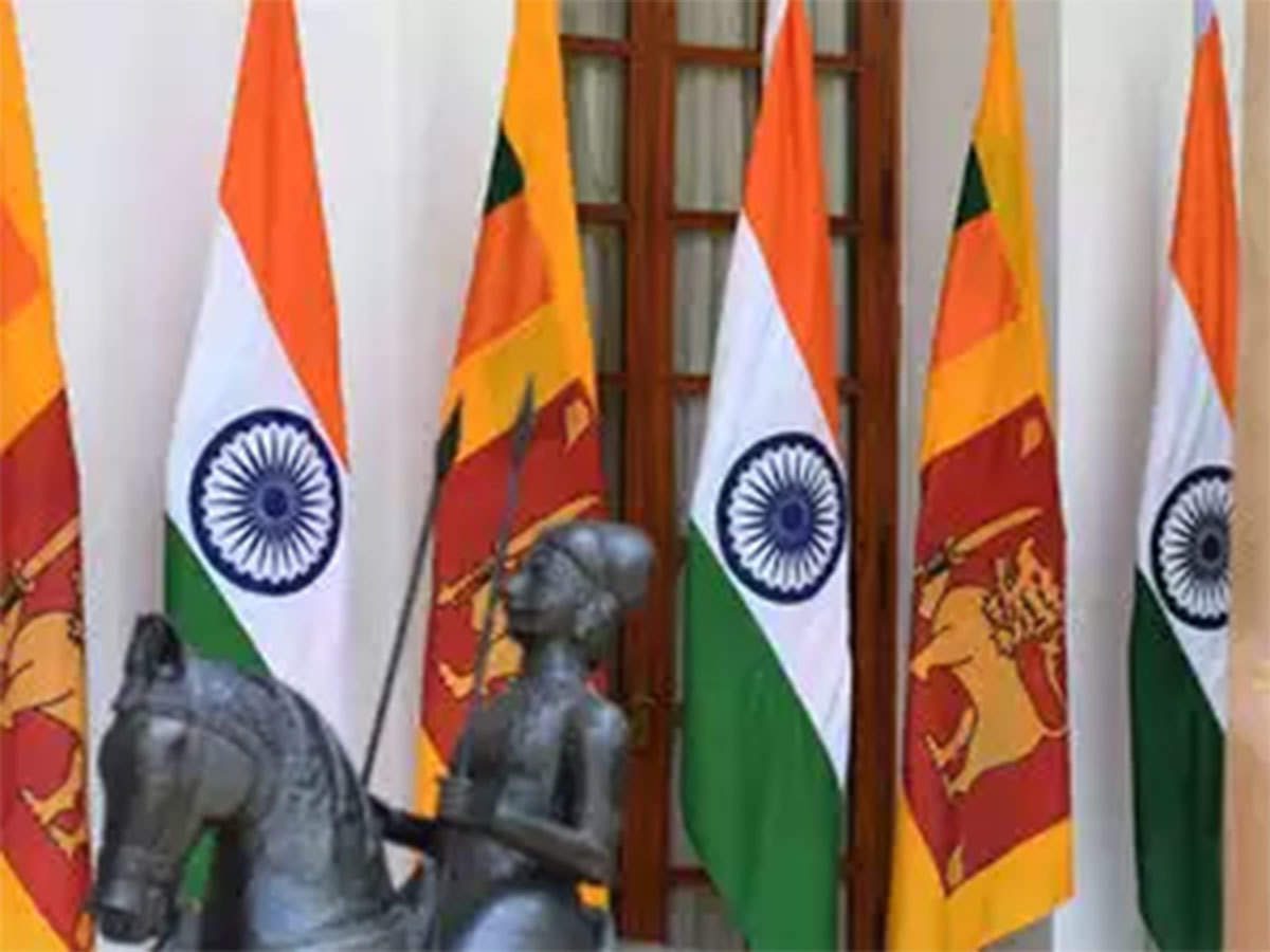 india sri lanka flags
