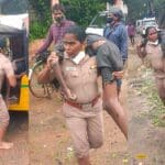 202111111824487667 Woman inspector in Chennai rescues unconscious man from SECVPF