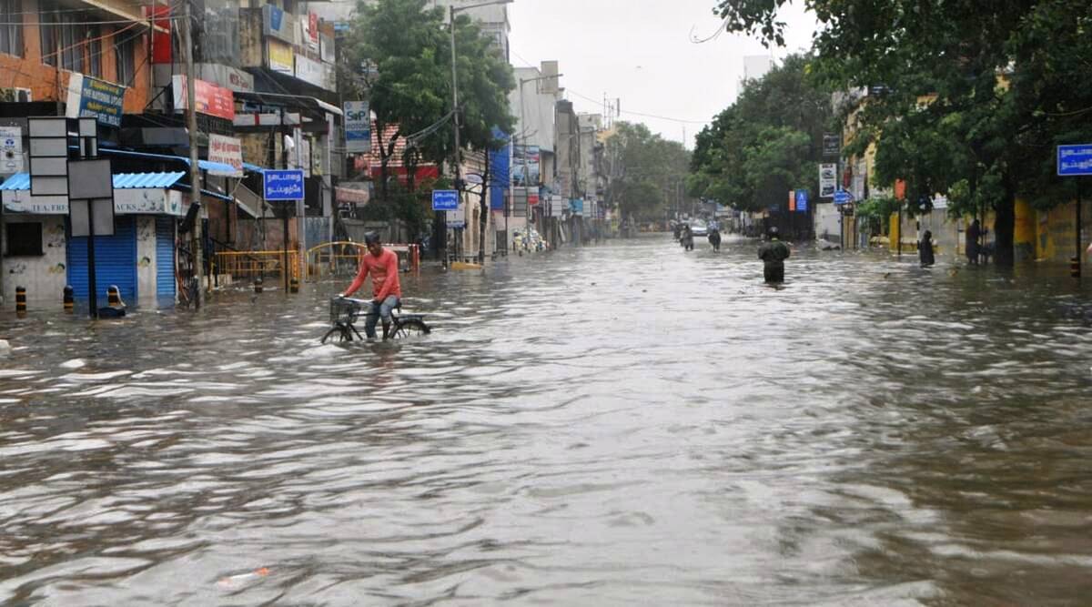 Chennai rain waterlogging