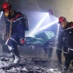 Coal mining fire in Russia