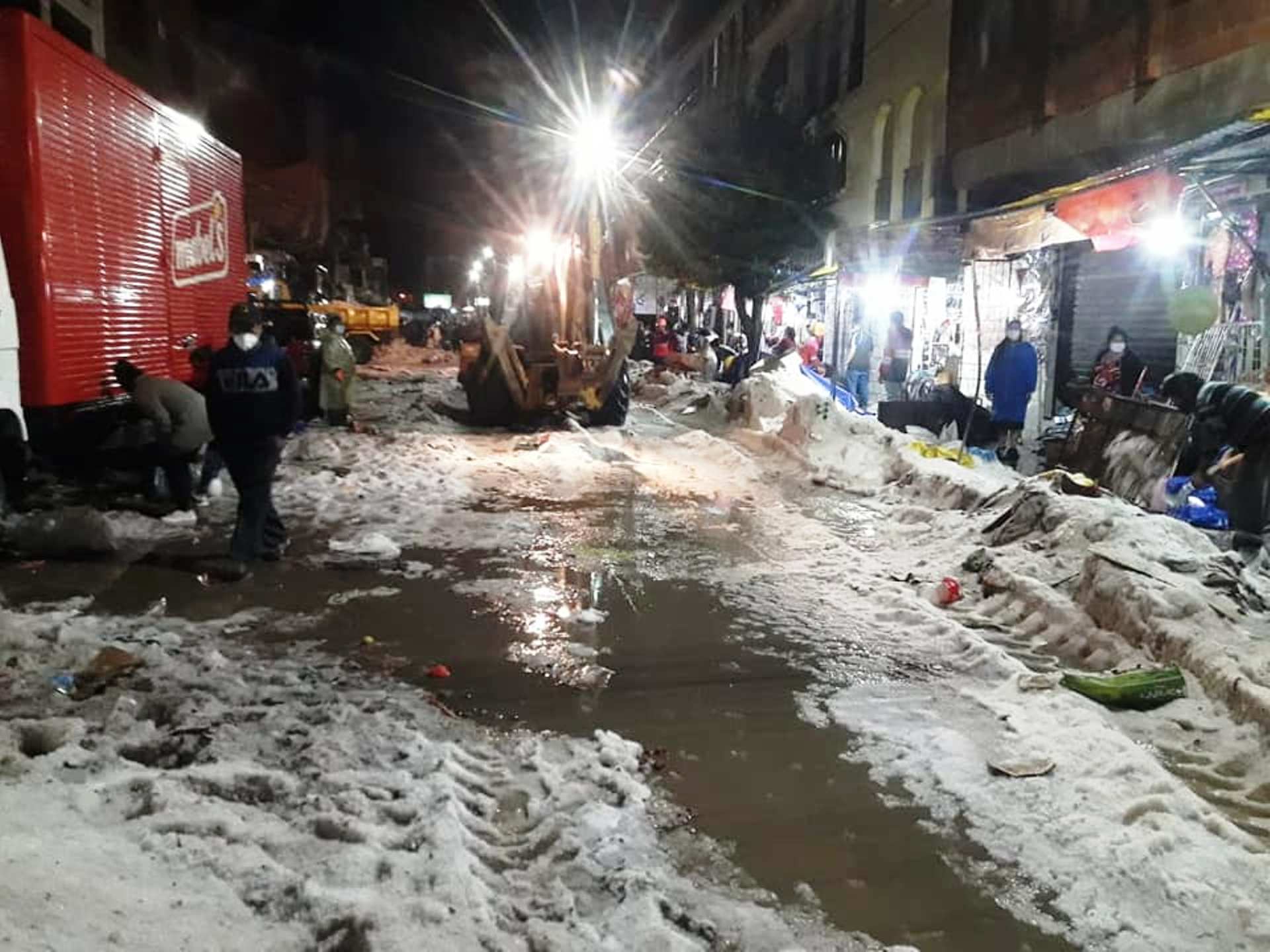 Hail in Bolivia
