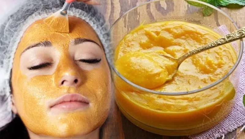 Mango Face Pack Massage