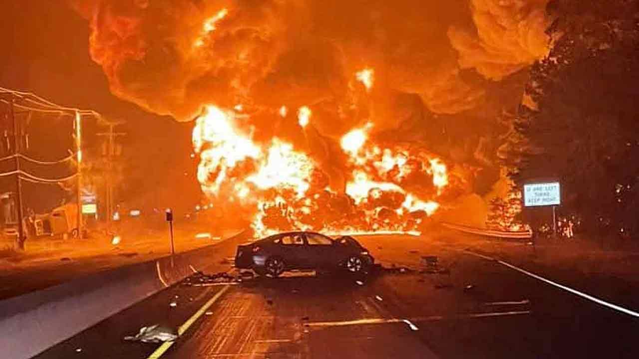 fuel tanker blast