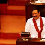 mahinda rajapaksa is at parliament