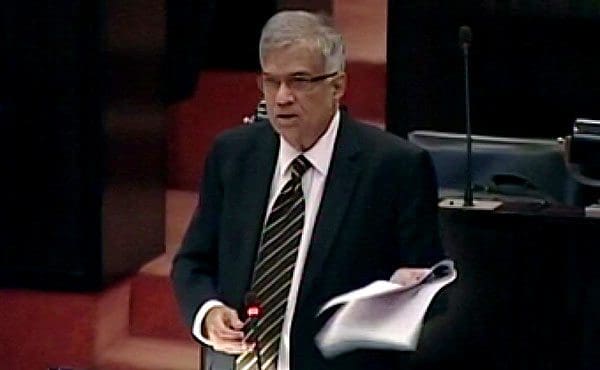 ranil wickremesinghe at parliament