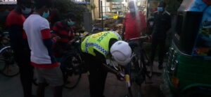 உங்களின் பாதுகாப்பிற்காக நாம்: துவிச்சக்கர வண்டிகளுக்கு ஸ்டிக்கர் 6 Jaffna Sticker