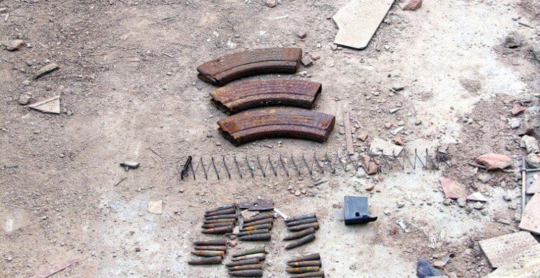 Weapons Found in Kilonochchi