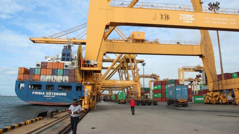 trade sri lanka port