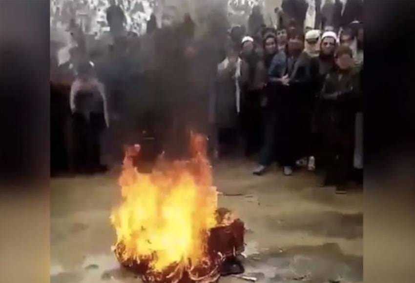 Taliban Burn