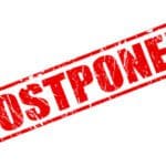 postponed