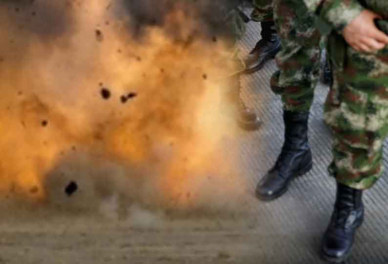 கொலம்பியாவில் குண்டு வெடிப்பு 6 இராணுவத்தினர் சாவு