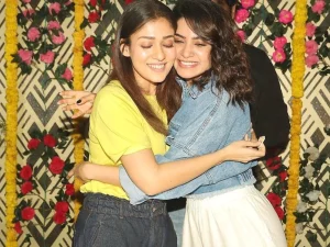 இறுக கட்டியணைத்து உணர்ச்சிவசப்பட்ட நயன்! - அன்புமழையில் திக்குமுக்காடும் சமந்தா 3 nayan samantha1