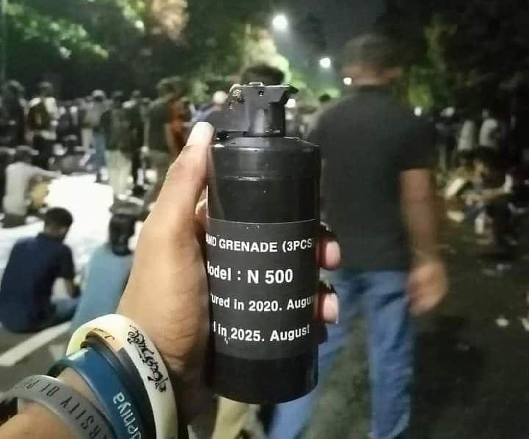 புதிய வகைக் கண்ணீர்ப் புகைக் குண்டு இறக்குமதி