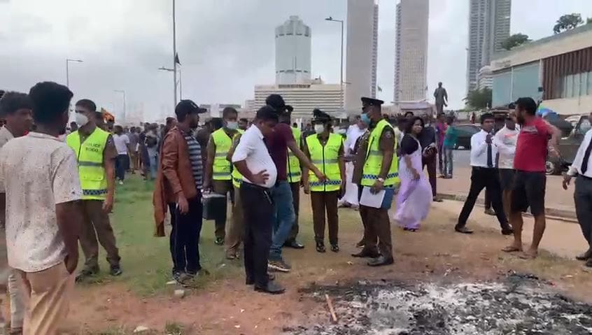 காலிமுகத்திடல் வன்முறை