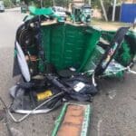 பஸ்ஸுடன் மோதியது ஓட்டோ