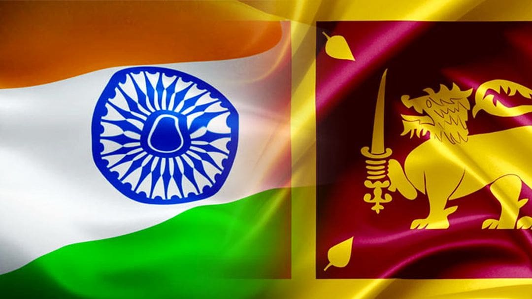 india sri lanka flags