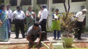 யாழ் மாவட்ட செயலகத்தில் பயன்தரு மரங்கள் நடுகை! 5 VideoCapture 20220810 145418