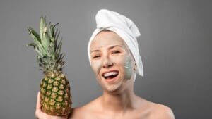 Pineapple for skin