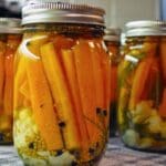 Spicy Cilantro Carrot Pickles