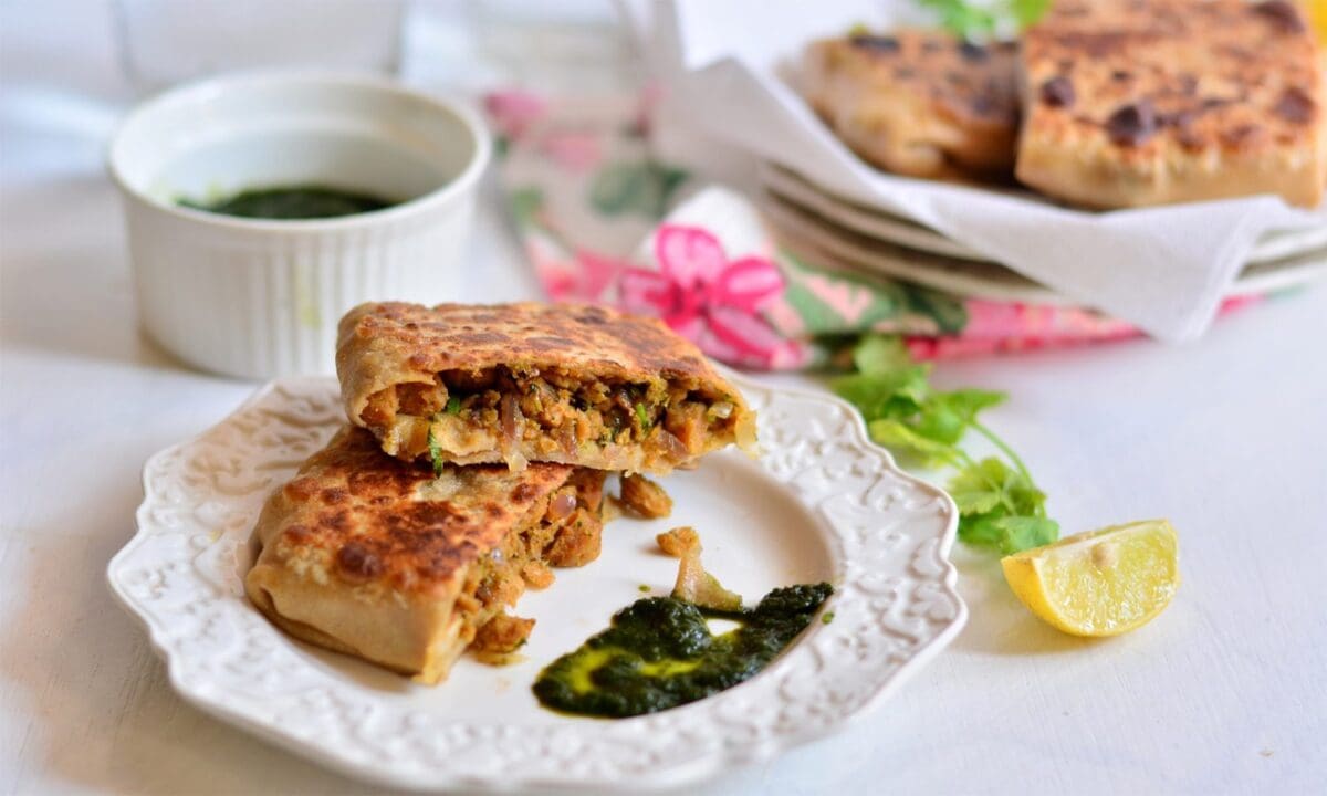 1786127 mutton stuffed paratha
