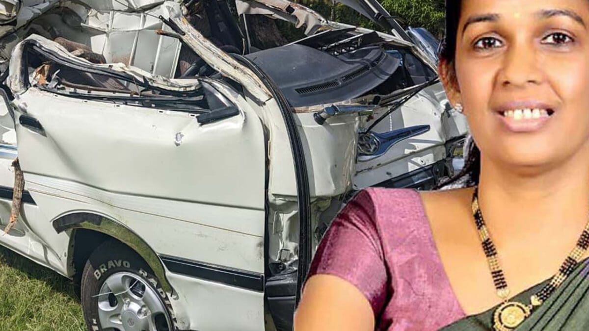 விபத்தில் சிக்கிய விஜயகலா மகேஸ்வரன்