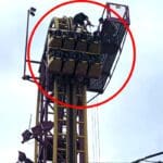 ரோலர் கோஸ்டர் உச்சியில் சிக்கிய 8 பேர்!! லண்டனில் பரபரப்பு