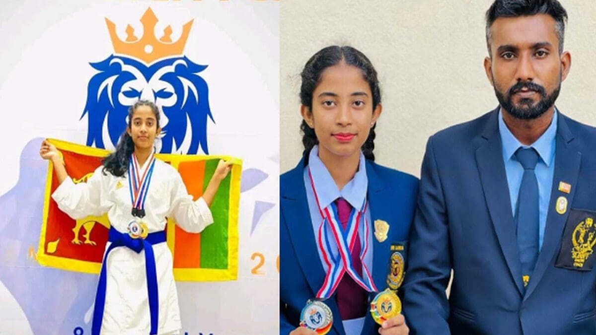 இலங்கை மாணவி கராத்தே சாம்பியன் ஷிப் போட்டியில் சாதனை