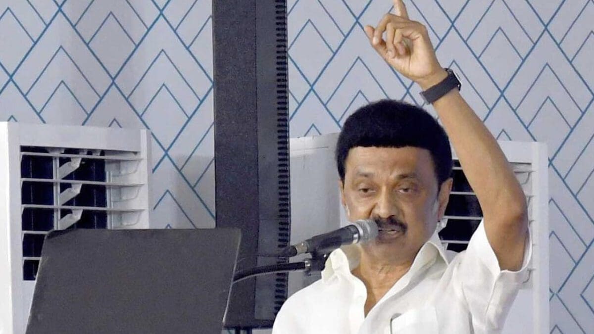 தமிழ் மக்களுக்கு மொழி உணர்ச்சி =இரத்தத்தில் உள்ளது! மு.க ஸ்டாலின் பேச்சு