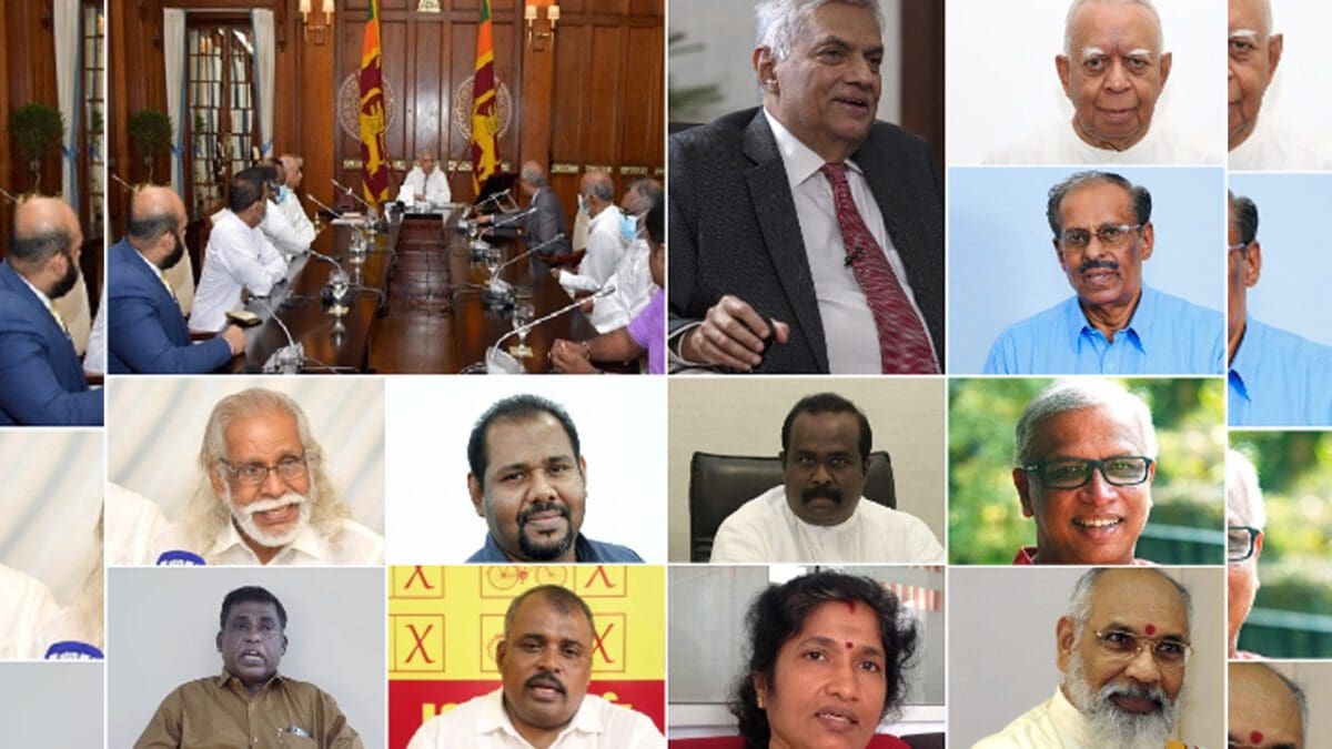 தமிழ் நாடாளுமன்ற உறுப்பினர்களுக்கு ஜனாதிபதி உறுதிமொழி