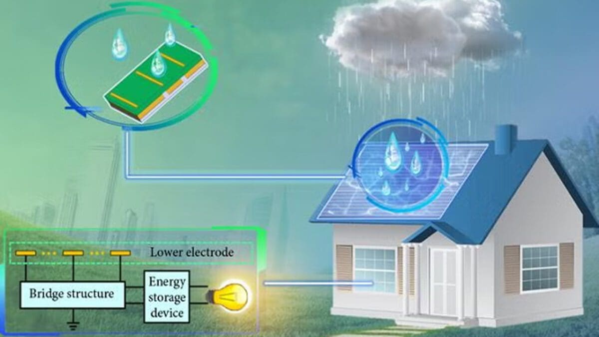 மழையிலிருந்து மின்சாரம்: சீன விஞ்ஞானிகள் முயற்சி