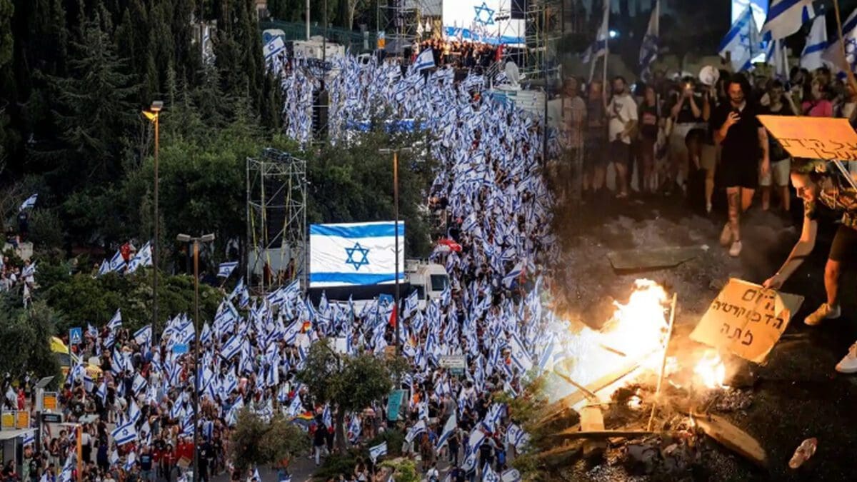 வீதியில் இறங்கிய ஆயிரக்கணக்கானோர்: கலவர பூமியான நாடு