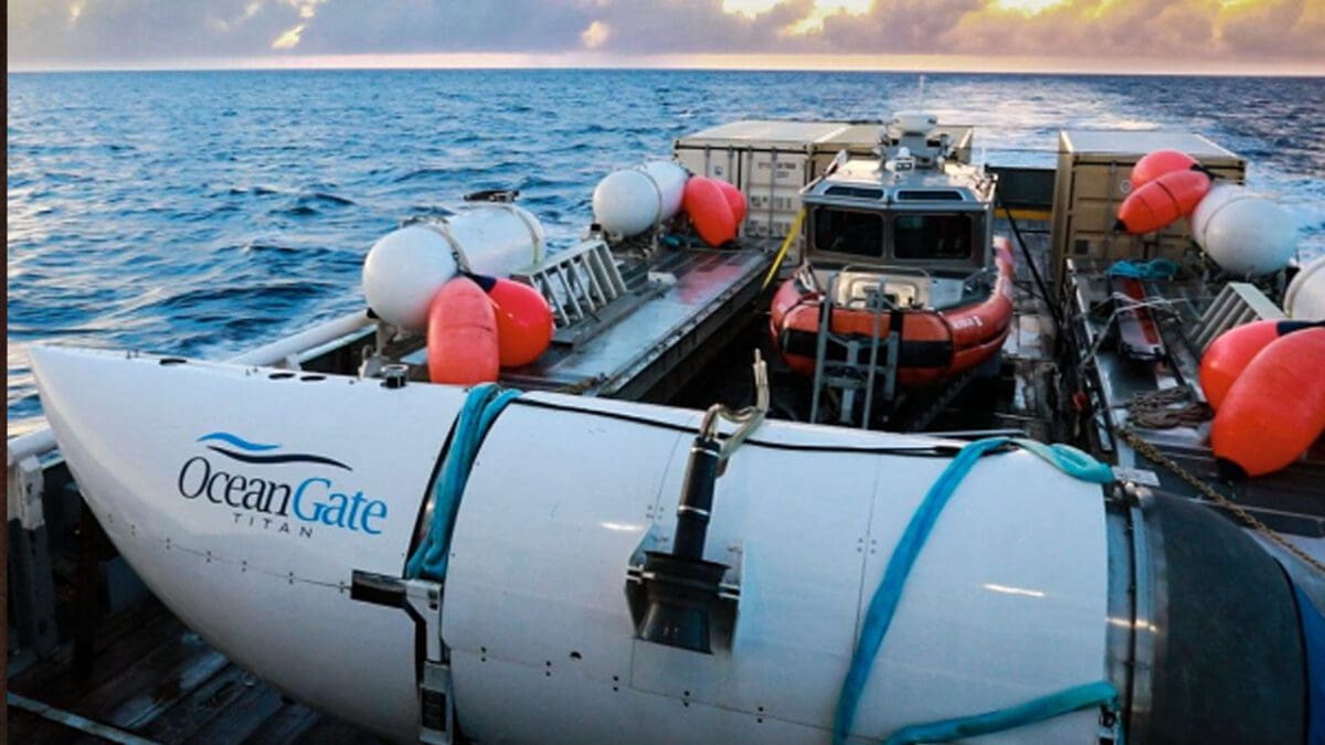 சோதனை ஓட்டத்தின்போதே டைட்டனுக்கு நேர்ந்த ஆபத்து!