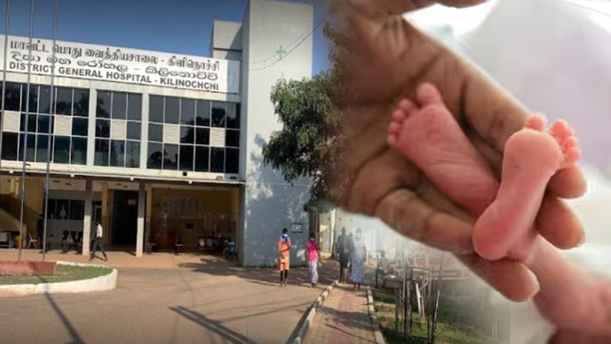 கிளிநொச்சியில் அதிர்ச்சி! 4 சிசுக்கள் உயிரிழப்பு!