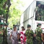 கொழும்பு தேசிய வைத்தியசாலையை சுற்றி பாதுகாப்பு