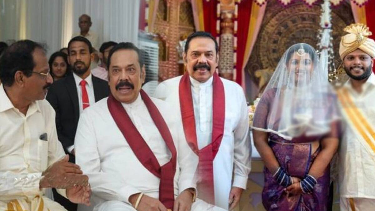 மூத்த ஊடகவியலாளர் மகளின் திருமண நிகழ்வில் மஹிந்த!