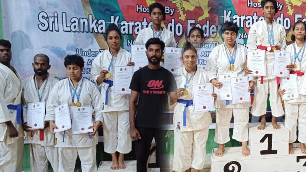 தேசிய கராத்தே போட்டியில் வவுனியாவிற்கு 19 பதக்கங்கள்