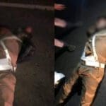 மதுபோதையில் நடுவீதியில் உறங்கிய போக்குவரத்து பொலிஸ்