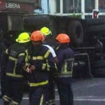 கொழும்பில் அதிகாலையில் இடம்பெற்ற பயணிகள் பேருந்து விபத்து