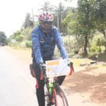 நாடாளாவிய ரீீதியில் சைக்கிள் பயணம் துவங்கியுள்ள இளைஞன்!