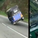 முச்சக்கரவண்டிகளில் சாகசம்!! இளைஞர்களுக்கு நேர்ந்த கதி!