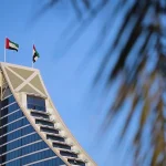 dubai flag emirates flag jumeira building jumeira hotel top 5101317