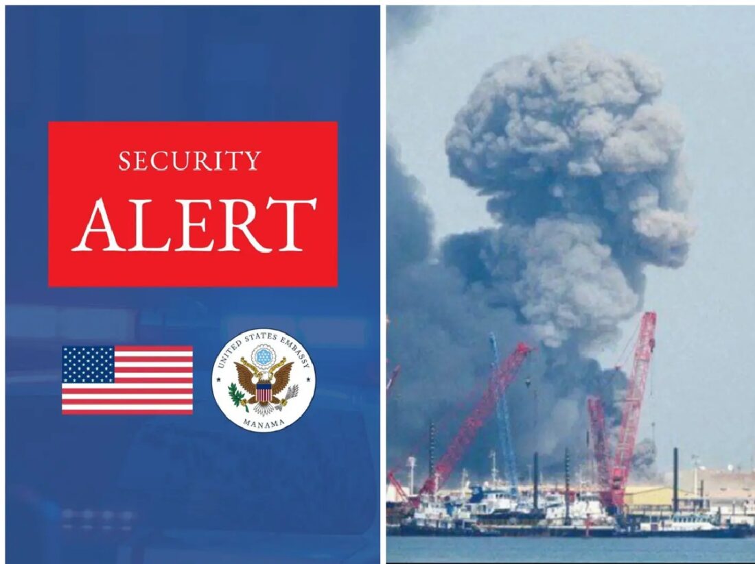 பஹ்ரைனில் ஈரானின் தாக்குதல் அச்சுறுத்தல்: அமெரிக்கத் தூதரகம் குடிமக்களுக்கு விடுத்துள்ள எச்சரிக்கை! 1 08 4