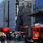 Massive Fire Brussels Construction Site