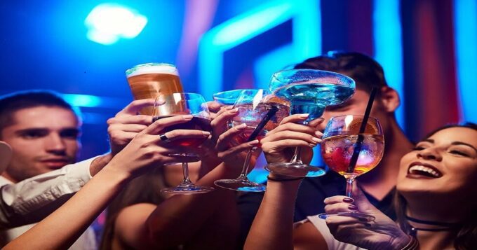 friends drinking