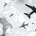 multiple airplanes flying