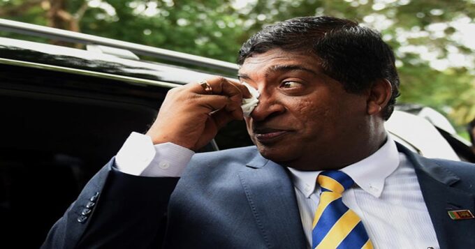 ravi karunanayake cry 1
