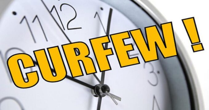 Curfew in Sri Lanka L